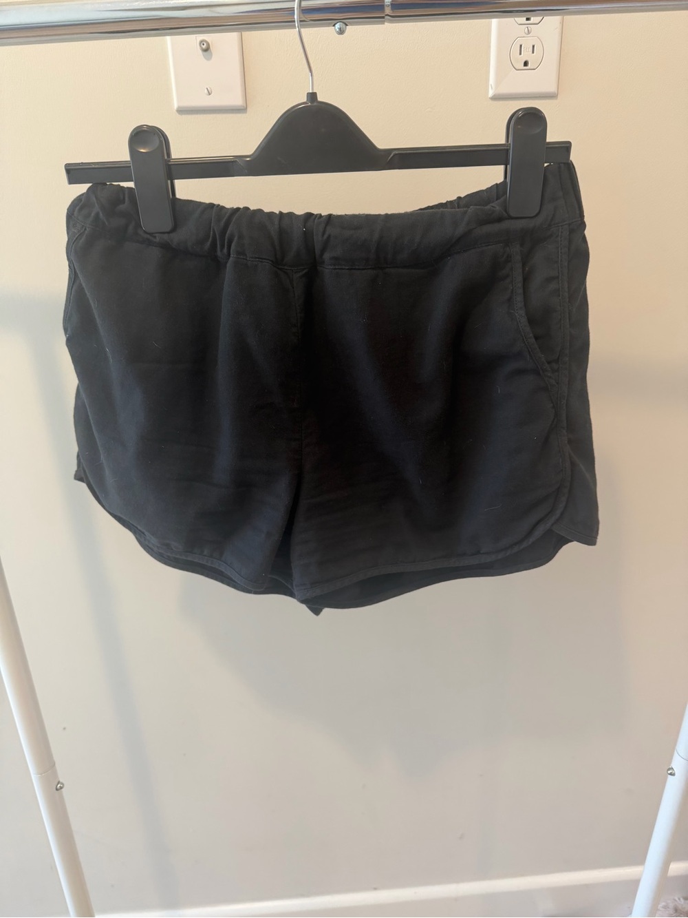 Madewell Black Athletic Lounge Shorts
